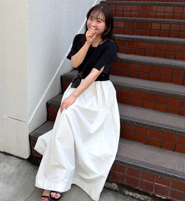  「【@__misa__03企画】プレート付きドッキング半袖ワンピース」|ワンピース|