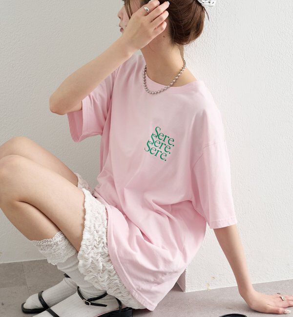  「BIGロックT」|Tシャツ・カットソー|ピンク