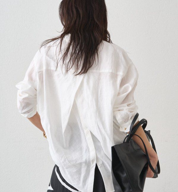  「リネンバックタイシャツ」|シャツ・ブラウス|