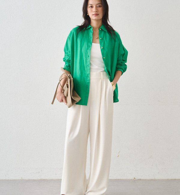  「リネンバックタイシャツ」|シャツ・ブラウス|