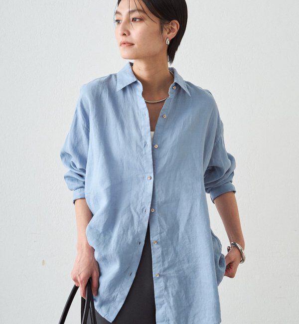  「リネンバックタイシャツ」|シャツ・ブラウス|
