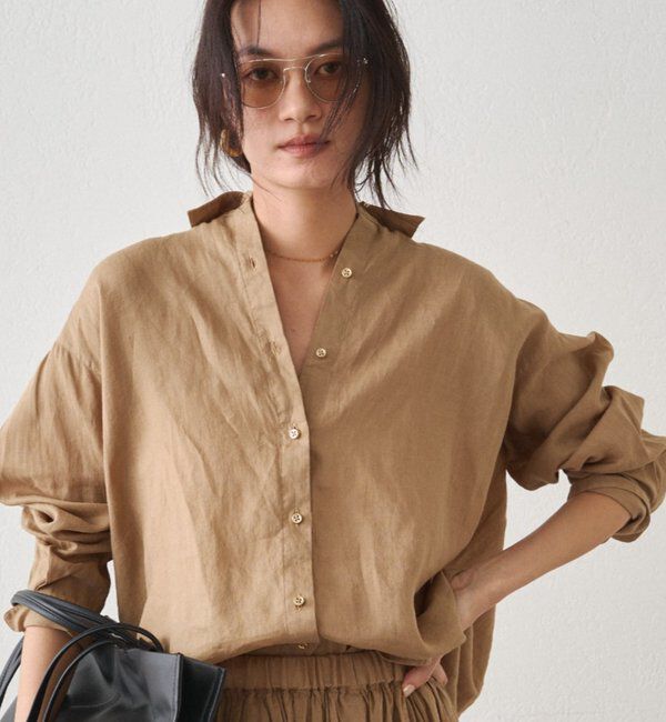  「リネンバックタイシャツ」|シャツ・ブラウス|