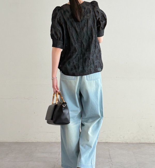  「シアージャガードパフブラウス」|シャツ・ブラウス|