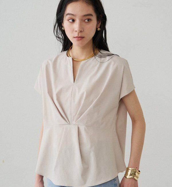  「フロントタックブラウス」|シャツ・ブラウス|