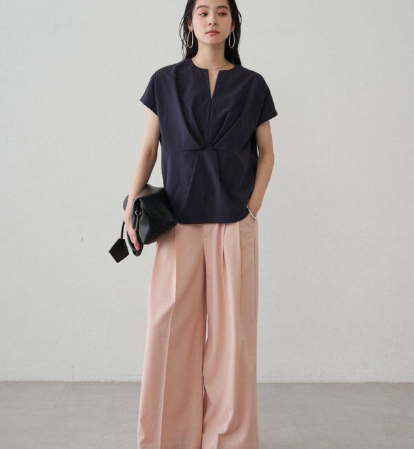  「フロントタックブラウス」|シャツ・ブラウス|