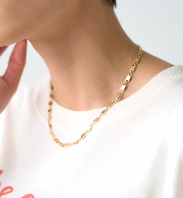  「【GALENA/ガレナ】タイルチェーンネックレス」|ネックレス|