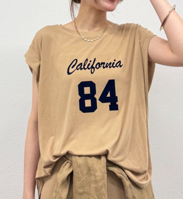  「ナンバリングフレンチT」|Tシャツ・カットソー|ベージュ