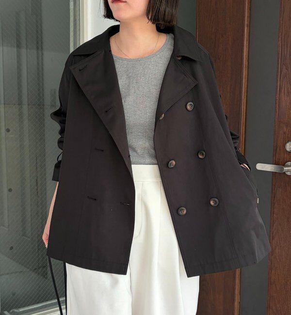  「【サイズ展開あり】バックギャザーコート」|その他|