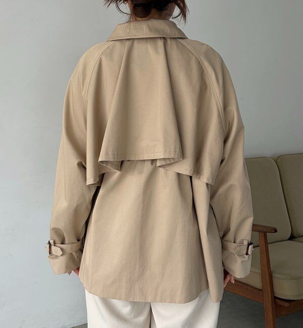  「【サイズ展開あり】バックギャザーコート」|その他|