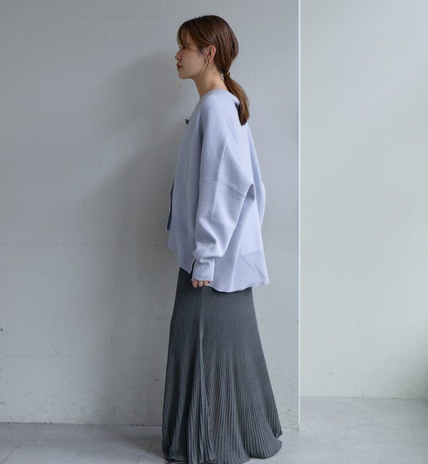  「コットンスムースカーディガン」|カーディガン|