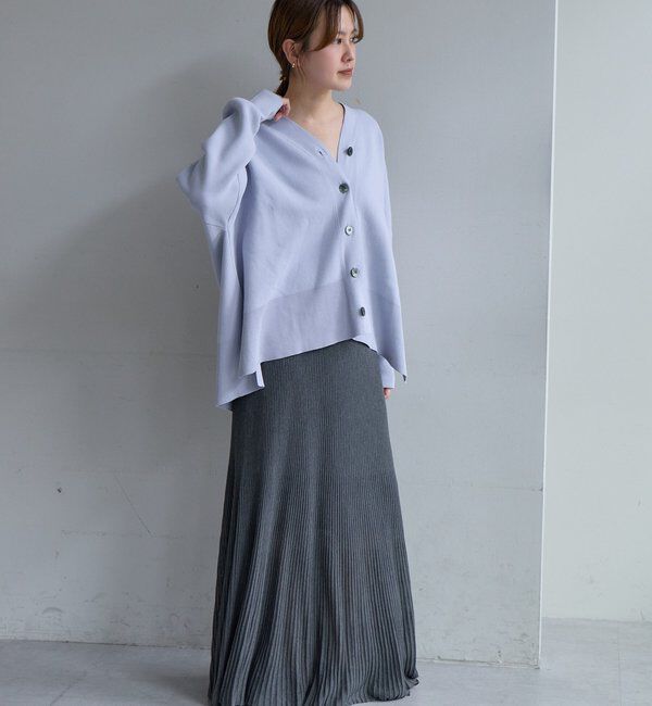  「コットンスムースカーディガン」|カーディガン|