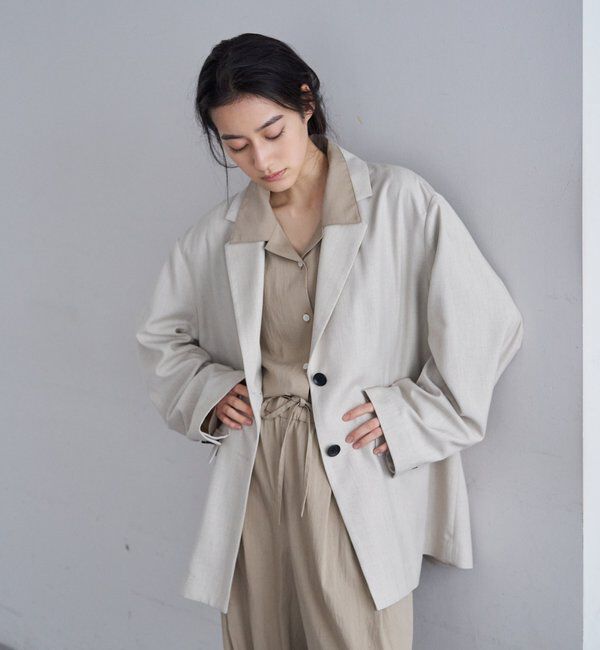  「リネティオーバージャケット」|テーラードジャケット|