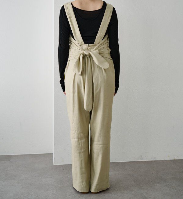  「バックリボンイージーサロペット」|オールインワン|