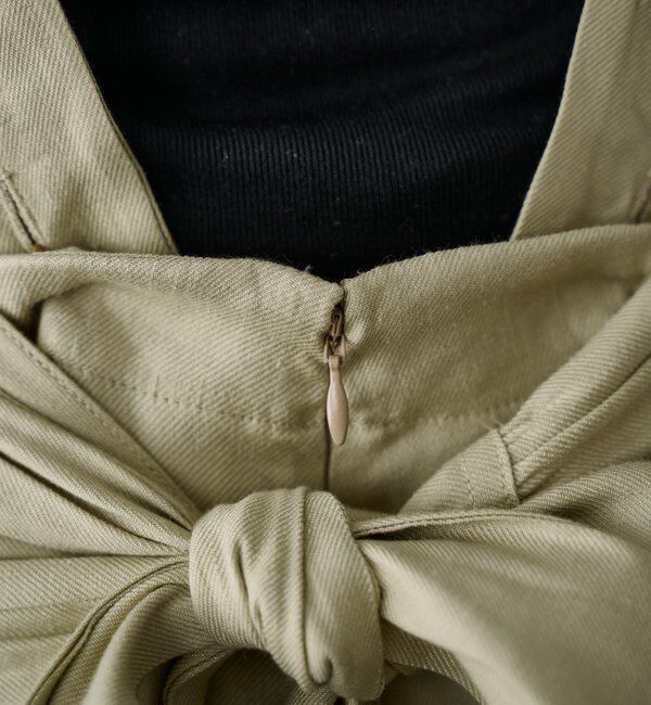  「バックリボンイージーサロペット」|オールインワン|