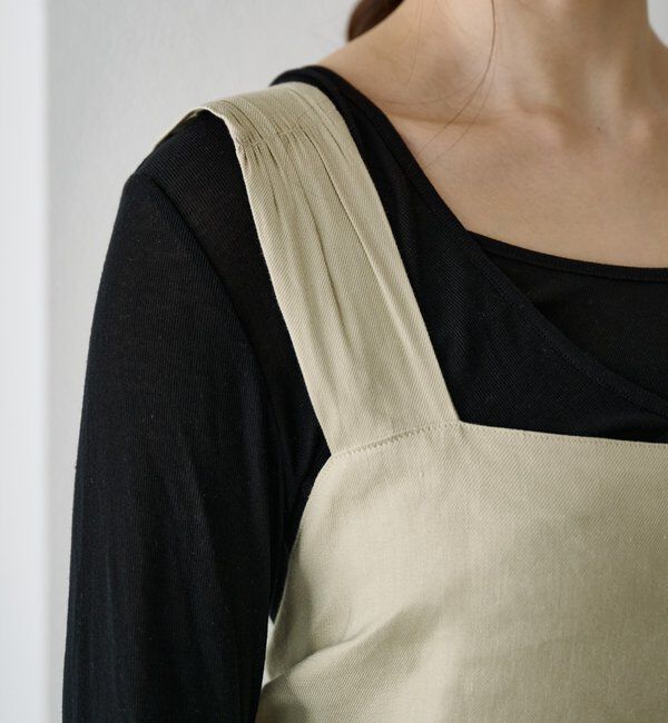  「バックリボンイージーサロペット」|オールインワン|