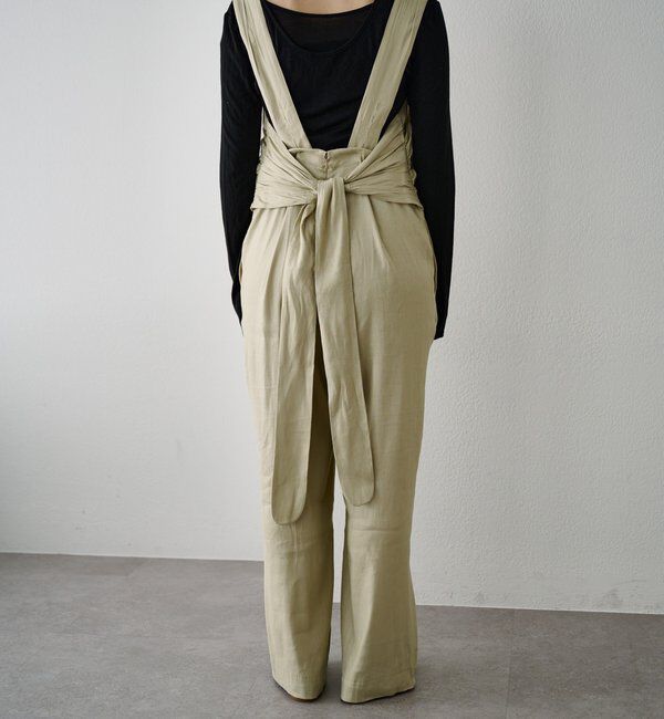  「バックリボンイージーサロペット」|オールインワン|