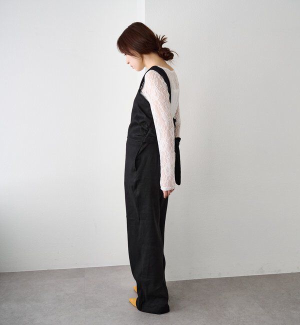  「バックリボンイージーサロペット」|オールインワン|