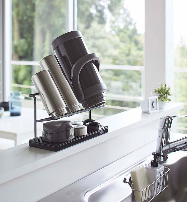 collex「【tower】 ワイドジャグボトルスタンド」|食器・キッチングッズ|ブラック