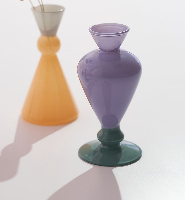 collex「【amabro/アマブロ】MINI VASE -TWO TONE- ミニ花瓶 ツ」|フラワーベース|ブルー系その他1