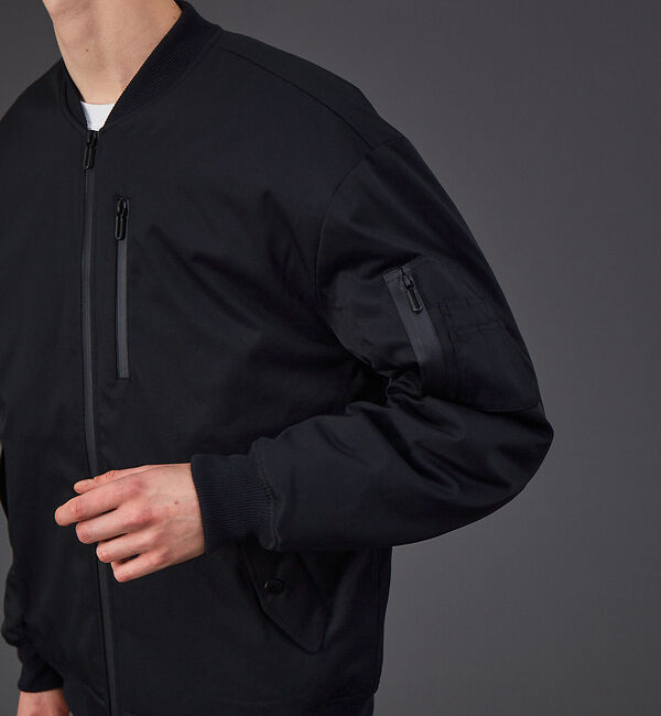 ABAHOUSE「【WWS / ワークウェアスーツ】洗えるMA-1 ブルゾン」|ブルゾン・スタジャン|