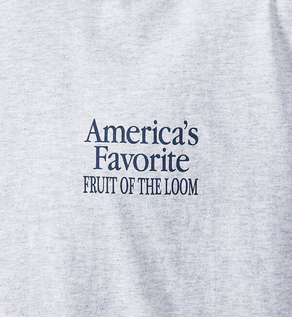 ABAHOUSE「【FRUIT OF THE LOOM】フロント＆バックプリント クルーネック シ」|Tシャツ・カットソー|