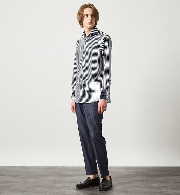 ABAHOUSE「デニムライク スリムテーパード スラックス」|その他|