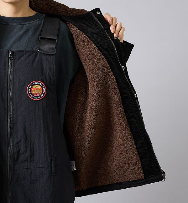 ABAHOUSE「【POLER/ポーラー】CORDUROY BOA JK/コーデュロイ/ボア/ユニ」|ブルゾン・スタジャン|