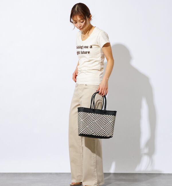 ABAHOUSE「【MOON BIRD/ムーンバード】メルカドバッグ / カゴバッグ / Sサイズ」|トートバッグ|