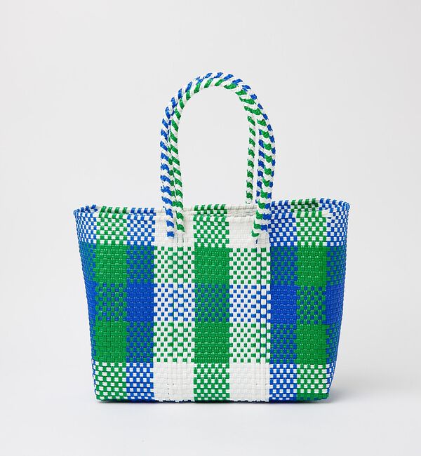 ABAHOUSE「【MOON BIRD/ムーンバード】メルカドバッグ / カゴバッグ / Sサイズ」|トートバッグ|グリーン