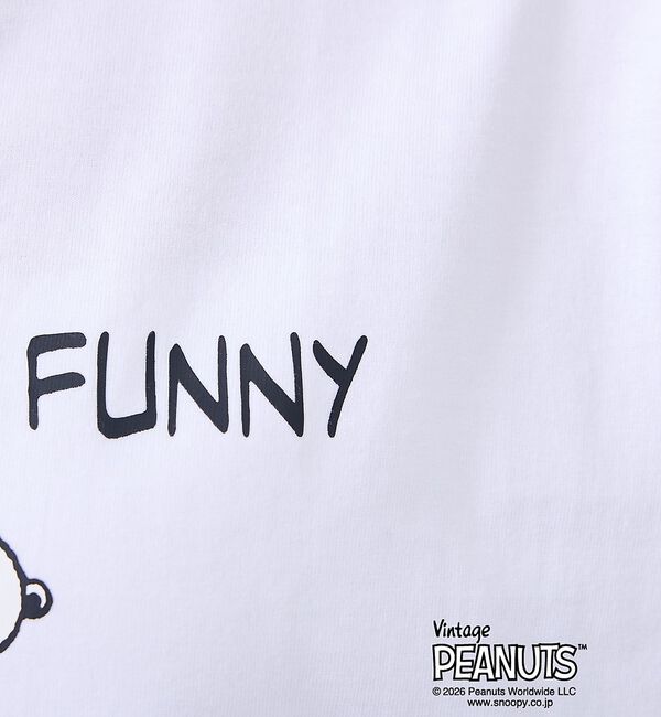 ABAHOUSE「【PEANUTS x BEEFY-T】クルーネック半袖Tシャツ / 26SS /」|Tシャツ・カットソー|