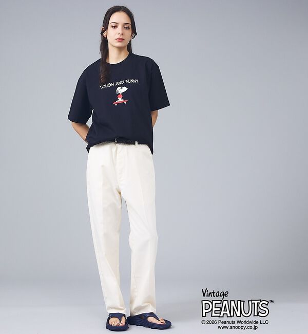 ABAHOUSE「【PEANUTS x BEEFY-T】クルーネック半袖Tシャツ / 26SS /」|Tシャツ・カットソー|