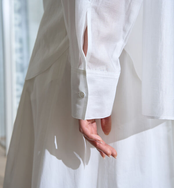 Rouge vif「ポケット付きシアーシャツ」|シャツ・ブラウス|