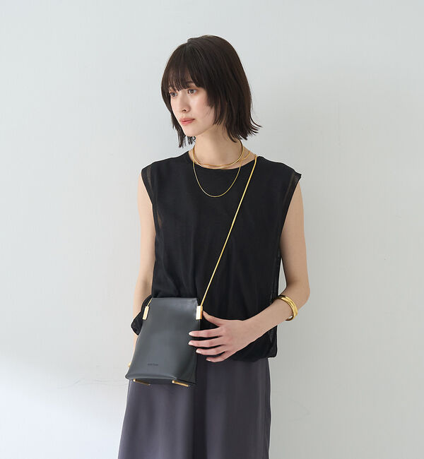 Rouge vif「レイヤードニットプルオーバーTシャツ」|ニット・セーター|