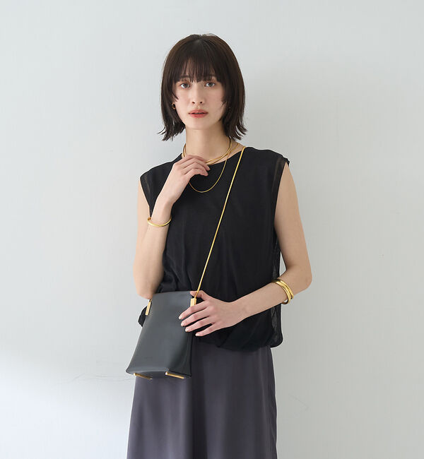 Rouge vif「レイヤードニットプルオーバーTシャツ」|ニット・セーター|