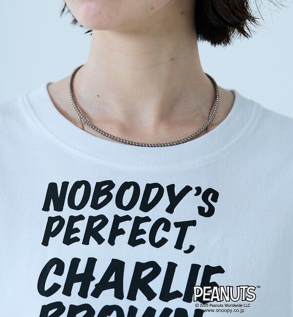 Rouge vif「【JOHNBULL/ジョンブル】PEANUTS プリントTシャツ / スヌーピー」|Tシャツ・カットソー|