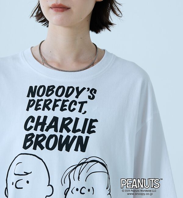 Rouge vif「【JOHNBULL/ジョンブル】PEANUTS プリントTシャツ / スヌーピー」|Tシャツ・カットソー|