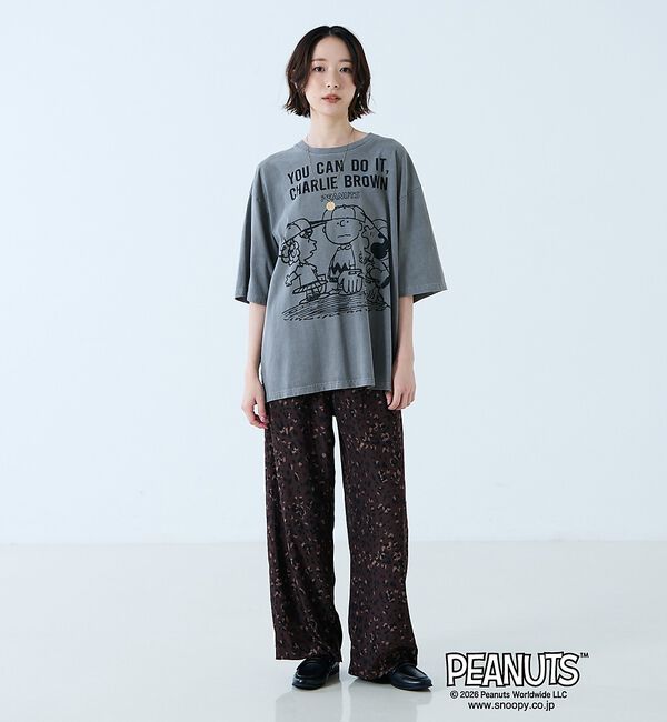 Rouge vif「【JOHNBULL/ジョンブル】PEANUTS プリントTシャツ / スヌーピー」|Tシャツ・カットソー|