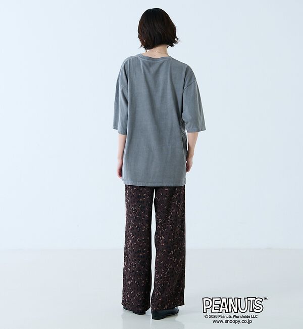 Rouge vif「【JOHNBULL/ジョンブル】PEANUTS プリントTシャツ / スヌーピー」|Tシャツ・カットソー|