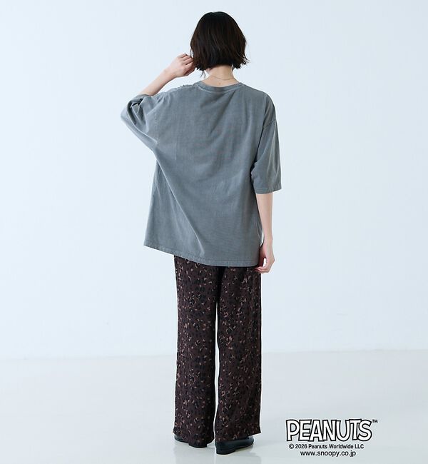 Rouge vif「【JOHNBULL/ジョンブル】PEANUTS プリントTシャツ / スヌーピー」|Tシャツ・カットソー|