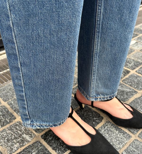 Rouge vif「【定番人気追加】【RED CARD/レッドカード】Jazz ルーズテーパードワイ」|デニム|