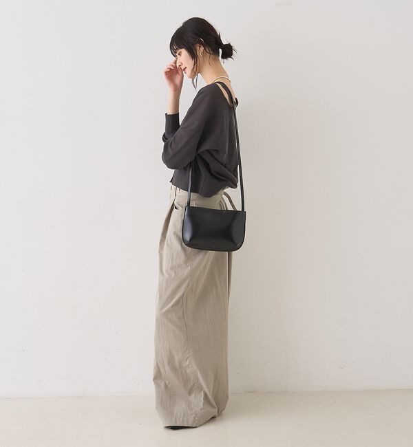 Rouge vif「ネックスリットVネックシアーカーディガン/ニット」|カーディガン|