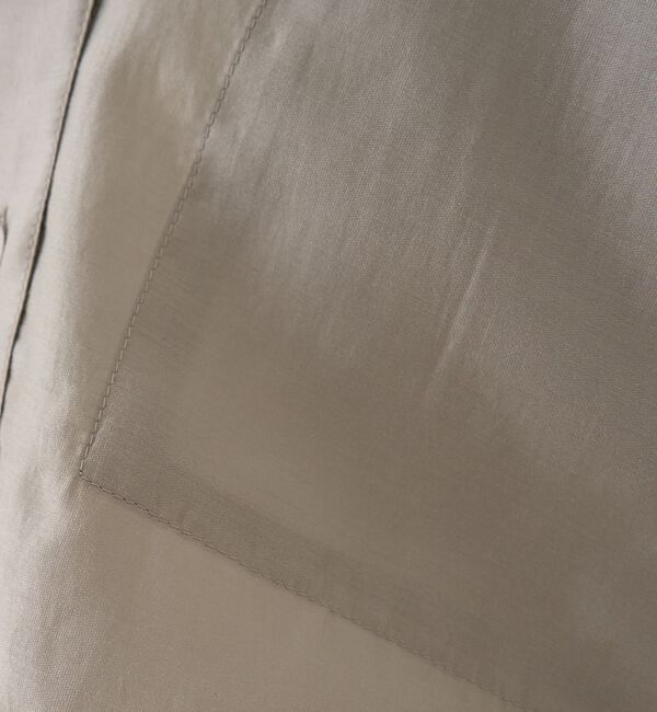 Rouge vif「シアースタンドネックシャツ/バンドカラーシャツ」|シャツ・ブラウス|