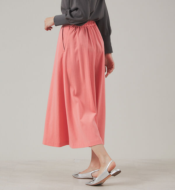 qualite「フレアーラップパンツ」|その他|ピンク系その他1