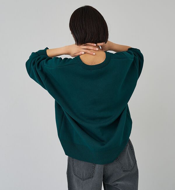 abahouse mavie「スウェットライク刺繍ニット」|ニット・セーター|