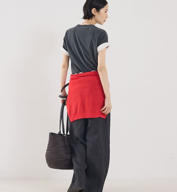 The Store by C' 「【COCUCA】リネンVネックニット」|ニット・セーター|