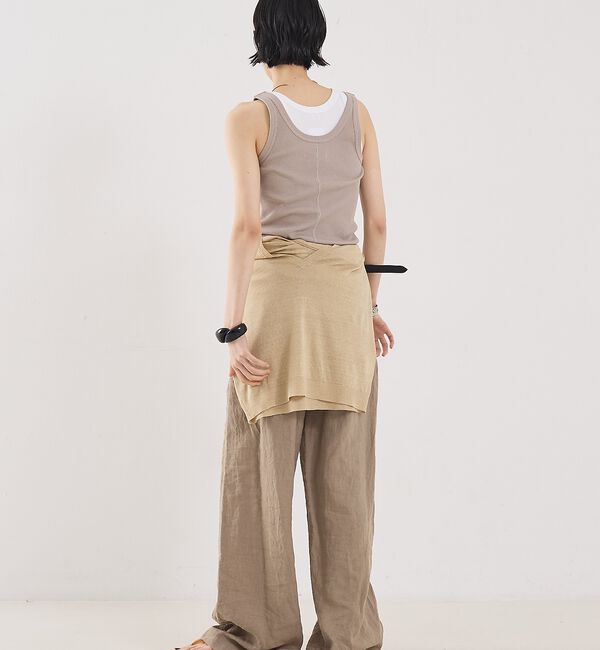 The Store by C' 「【COCUCA】リネンVネックニット」|ニット・セーター|