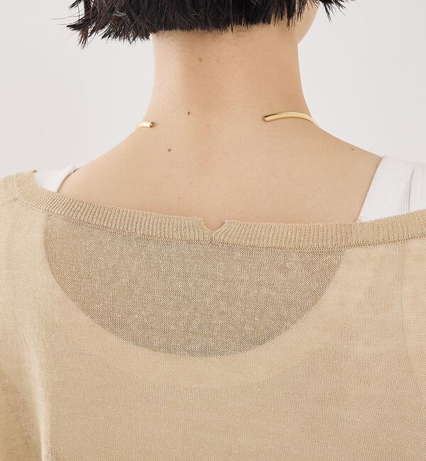 The Store by C' 「【COCUCA】リネンVネックニット」|ニット・セーター|