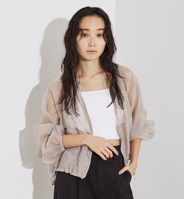 NOMINE「シアー ライトブルゾン」|ブルゾン・スタジャン|