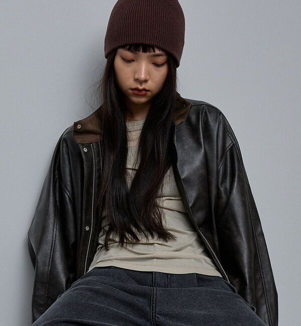 NOMINE「ドルマンボリュームブルゾン」|ブルゾン・スタジャン|