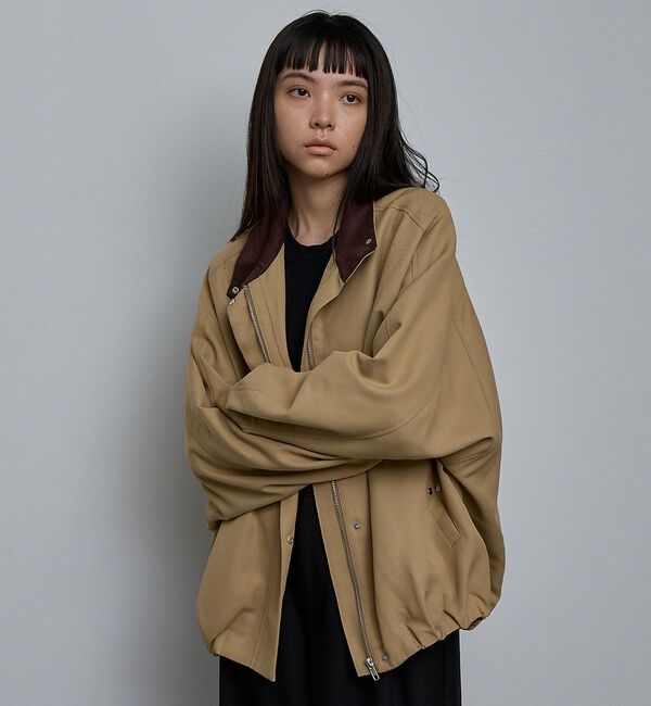 NOMINE「ドルマンボリュームブルゾン」|ブルゾン・スタジャン|